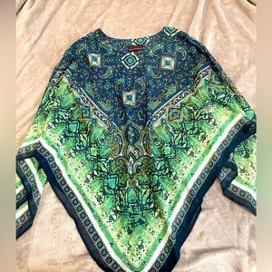 Shear Patterned Poncho